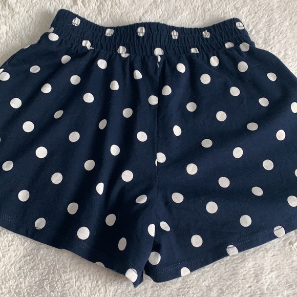 Gap Girls Navy & White Polka Dot Shorts 4/5 EUC - Picture 7 of 7